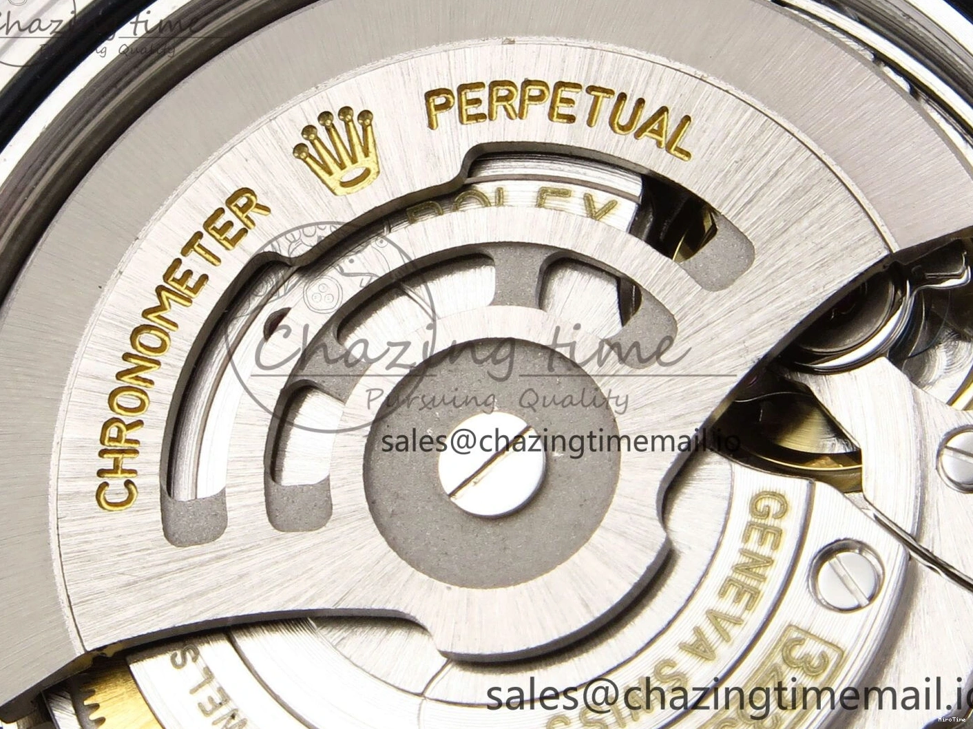 MiroTime 0127 Vibrant DateJust 41 126333 EWEF Best Edition YG Stick Dial on SS YG Jubilee Bracelet A 990